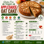 Gluten-Free Vegan Applesauce Oat Cake