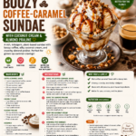🍨 Vegan Boozy Coffee-Caramel Sundae with Coconut Cream & Almond Praline