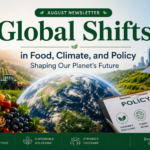 Climate Diet August Newsletter 2025 — Global Shifts in Food, Climate, and Policy Shaping Our Planet’s Future