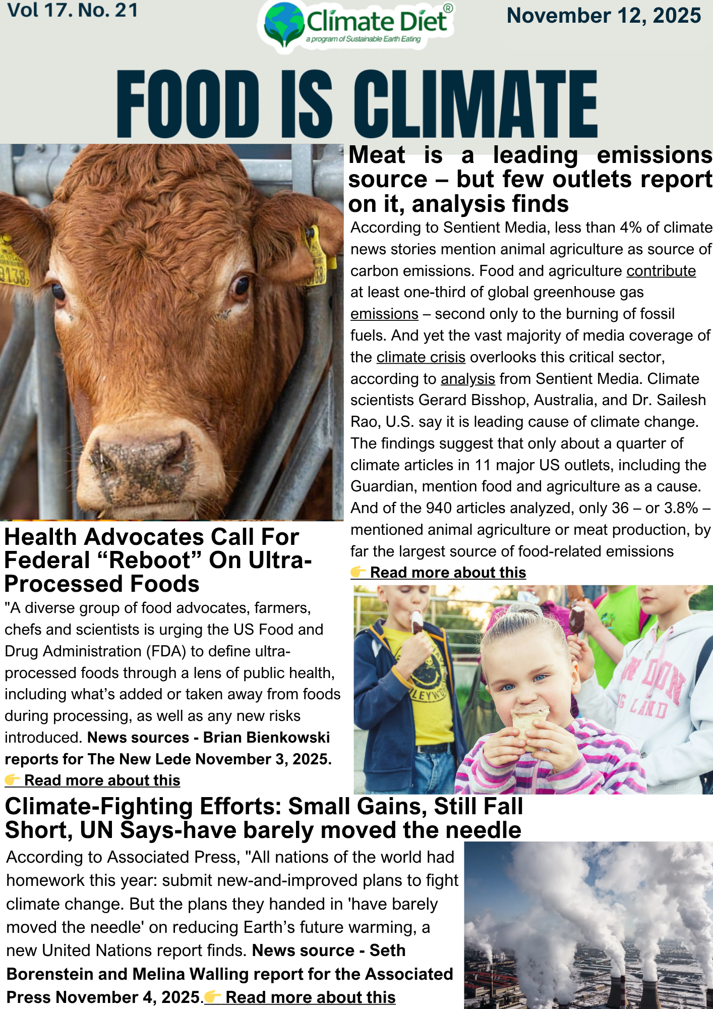 Climate Diet November 2025 Newsletter