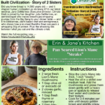 Climate Week Webinar: From Grain to Glory: How Bread Built Civilization - Story of 2 sisters + Planting Seeds of Change at Vegfest