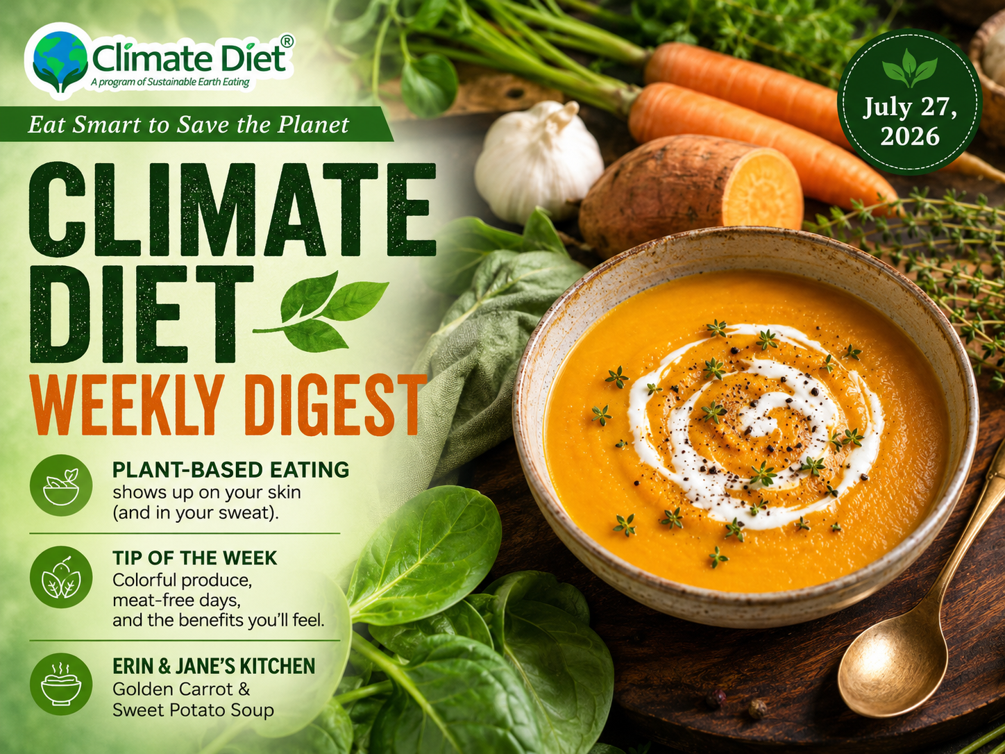 Plant-based eating shows up on your skin (and in your sweat).